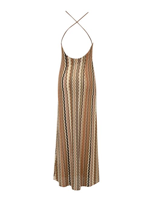 Abito sottoveste Eydis in maglia raschel Mc2 Saint Barth | EYDIS01060H RACHEL CHEVRON 18